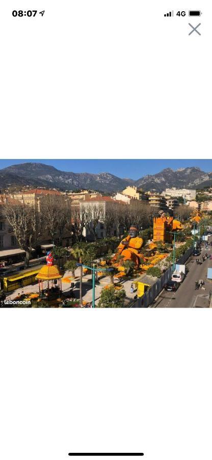 Menton Centre Vue Imprenable Sur Mer Et Jardin Bioves Ngoại thất bức ảnh