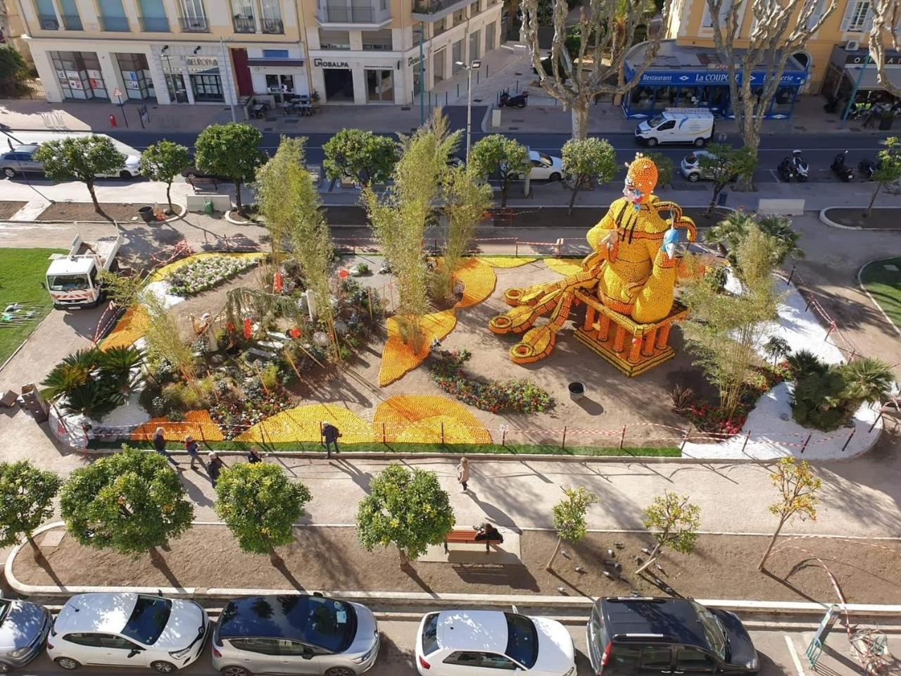 Menton Centre Vue Imprenable Sur Mer Et Jardin Bioves Ngoại thất bức ảnh