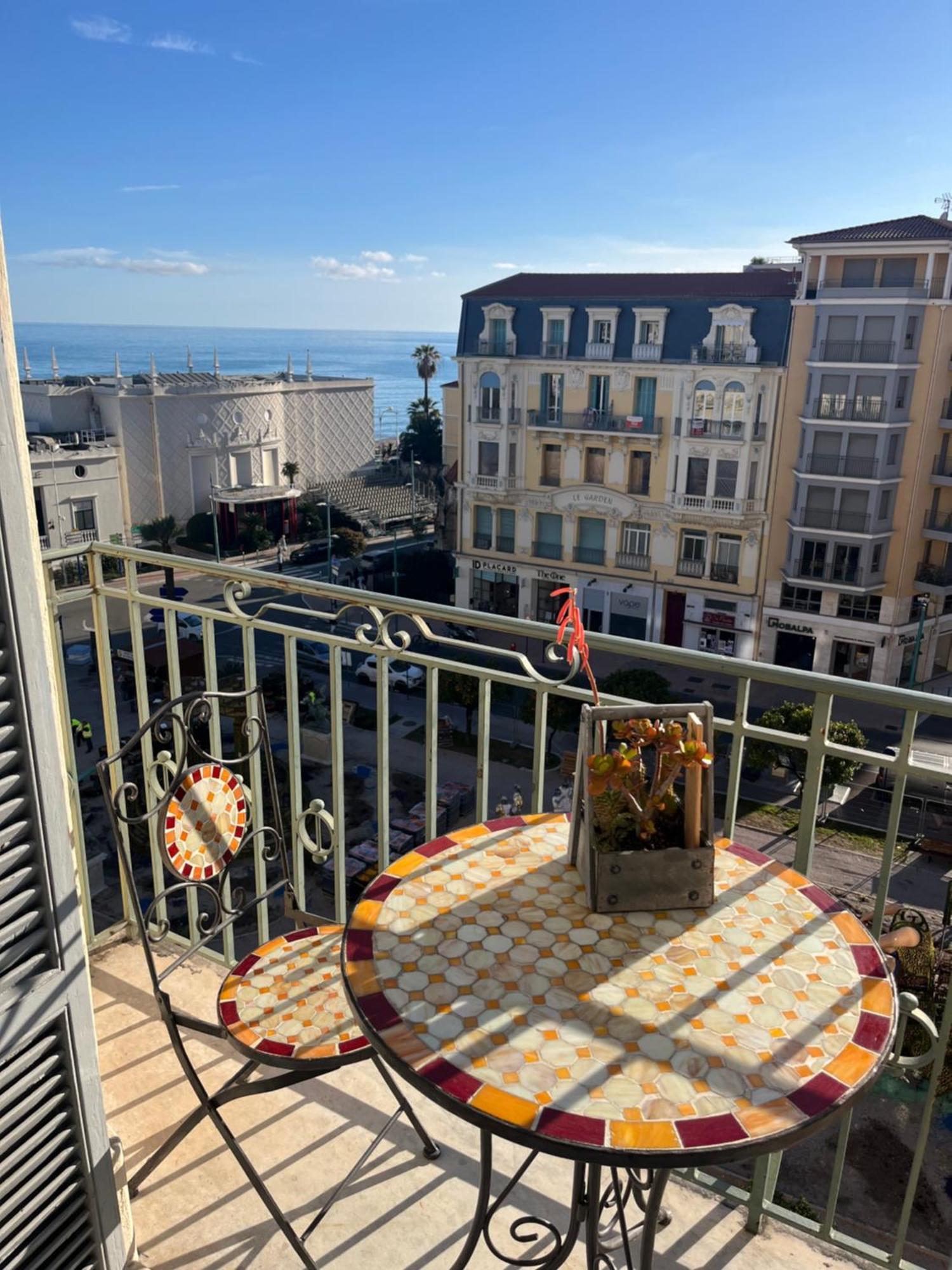 Menton Centre Vue Imprenable Sur Mer Et Jardin Bioves Ngoại thất bức ảnh
