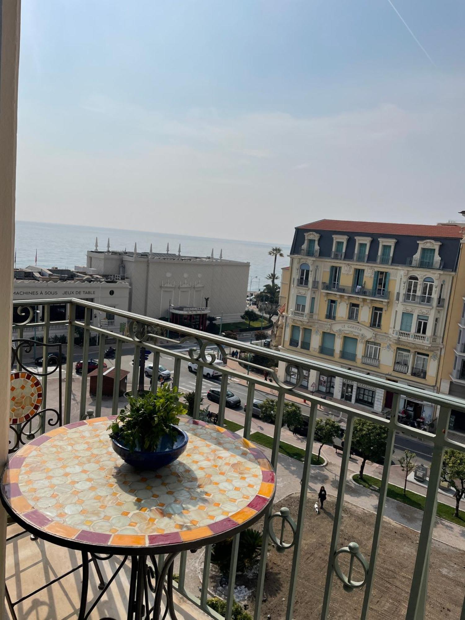Menton Centre Vue Imprenable Sur Mer Et Jardin Bioves Ngoại thất bức ảnh