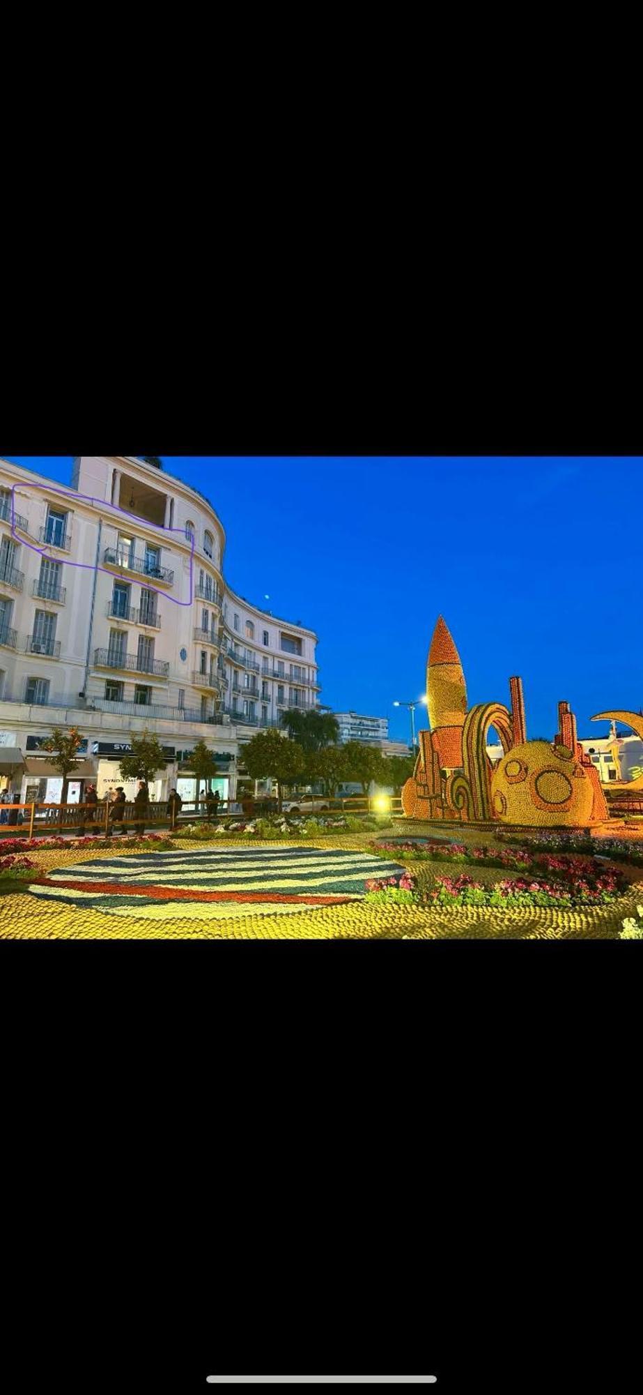 Menton Centre Vue Imprenable Sur Mer Et Jardin Bioves Ngoại thất bức ảnh